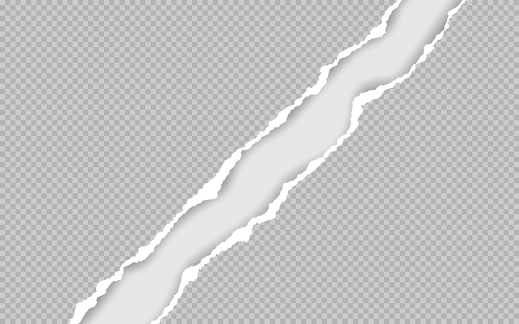 Vecteur bord de papier déchiré. bandes de papier déchirées.