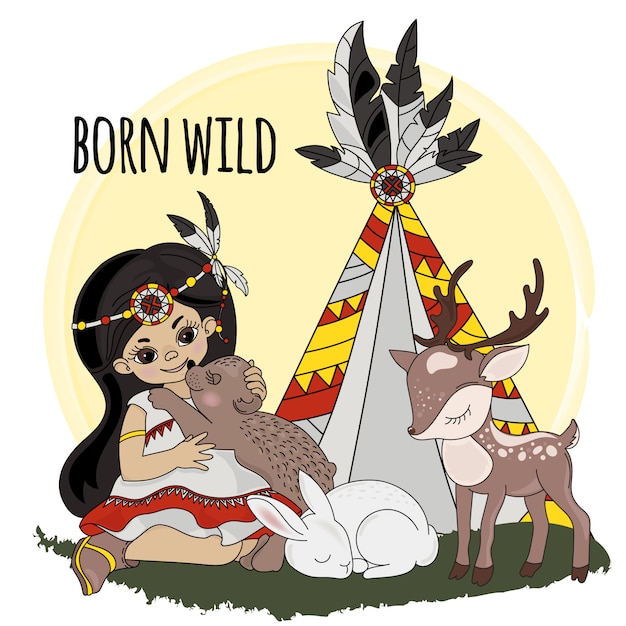 Born Wild Princes Indiennes Pocahontas