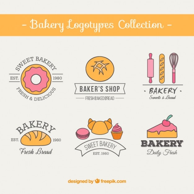 Boulangerie élégante Collection De Logo