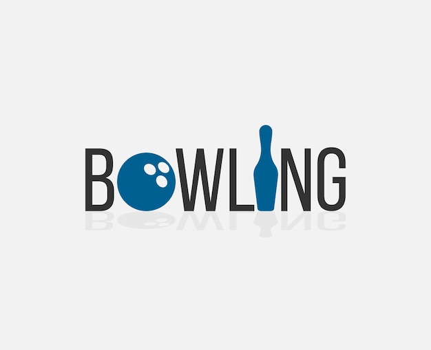 Vecteur boule de bowling et épingles isolées sur fond