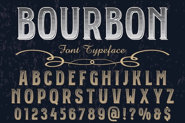 Bourbon Typographie Artisanale