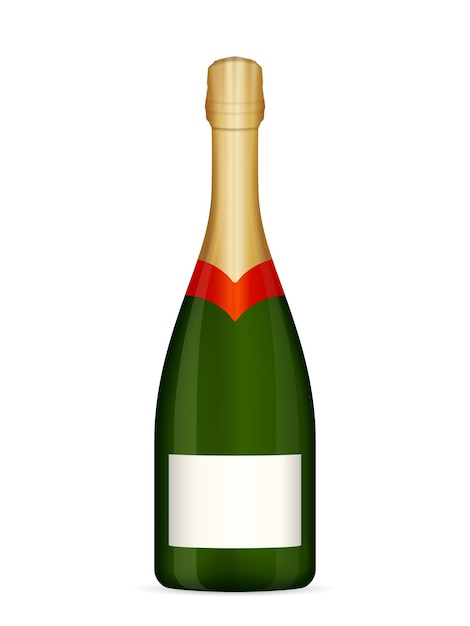 Une bouteille de champagne