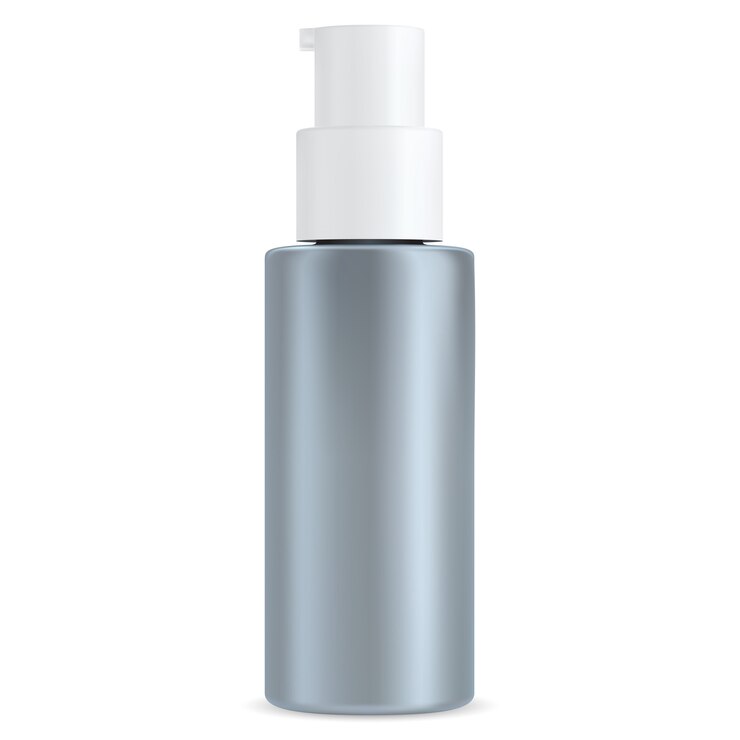 Vecteur bouteille hydratante. distributeur de pompe lotion cosmétique