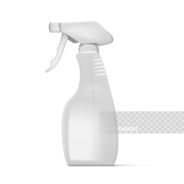 Bouteille en plastique 3D pour le nettoyage du pistolet à pulvérisation