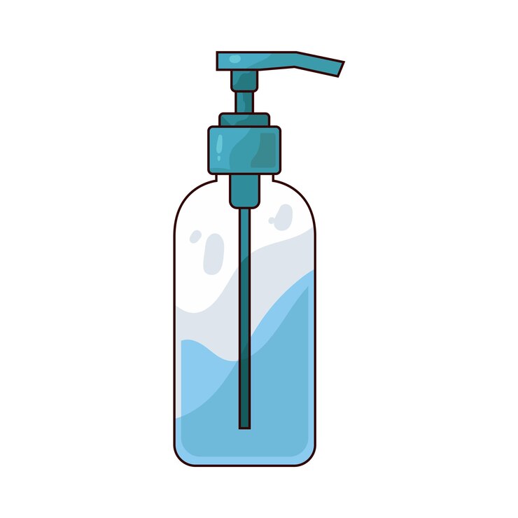 Vecteur une bouteille de savon