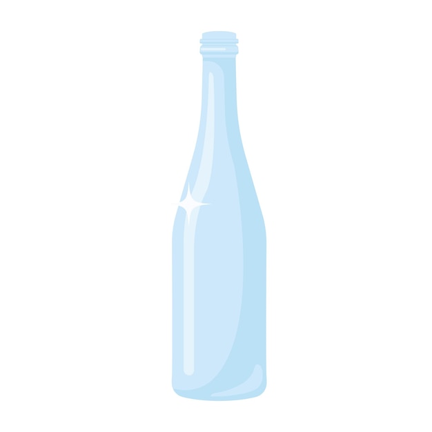 Bouteille en verre Cartoon vector illustration objet isolé