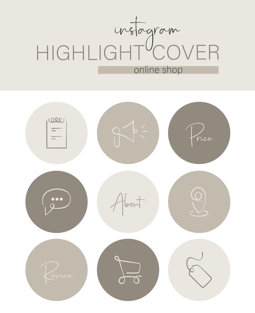 Boutique En Ligne Instagram Highlight Cover