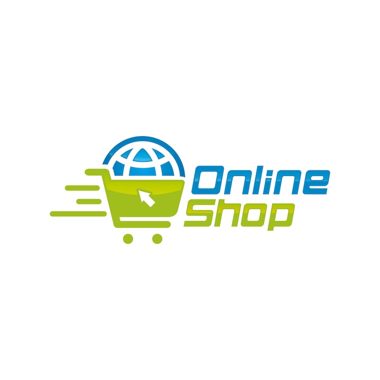 Vecteur boutique en ligne logo vectoriel