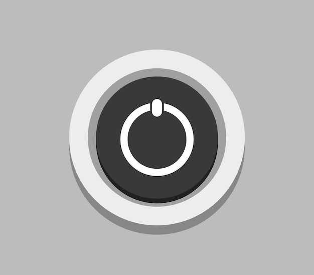 bouton d&#39;alimentation
