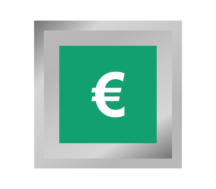 Vecteur bouton euros