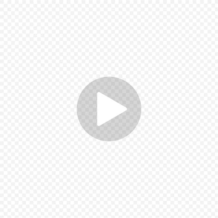 Vecteur bouton de lecture sur fond transparent stock vector