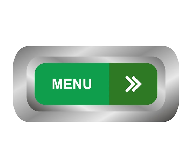 Vecteur bouton menu