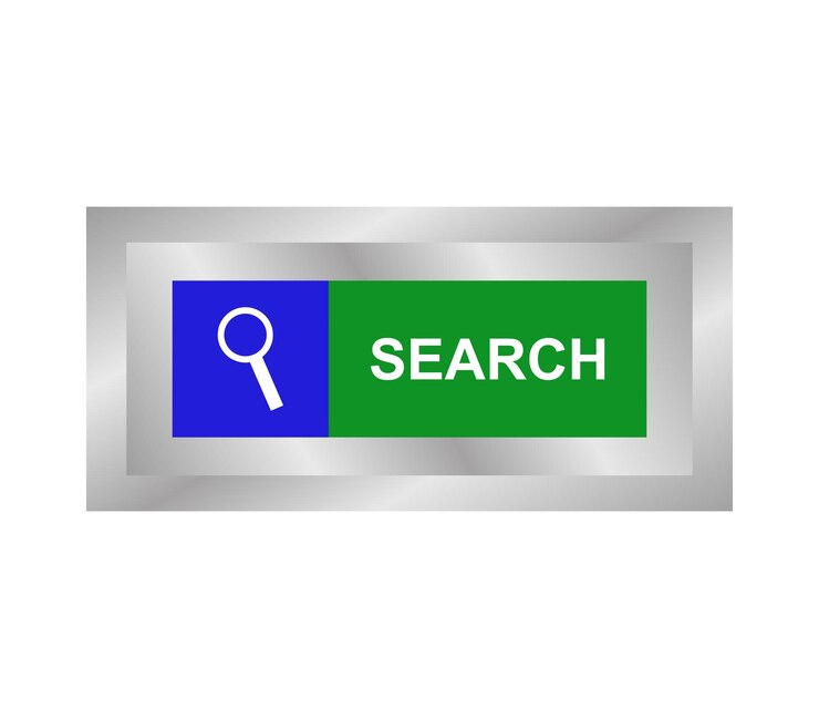 Vecteur bouton de recherche