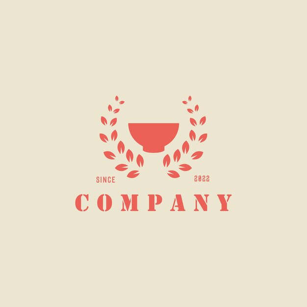 Vecteur bow vintage logo design vector graphic illustration symbole icône