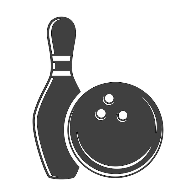 Bowling Vecteur Illustration de bowling Illustration sportive Vecteur de bowling Silhouette de bowling
