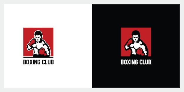 Vecteur boxe logo design inspiration icônes vectorielles vecteur premium