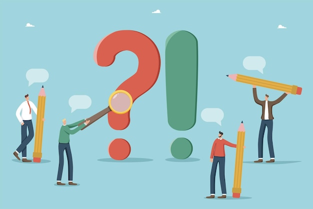 Brainstorming pour résoudre les problèmes commerciaux questions et réponses FAQ processus de réflexion et logique