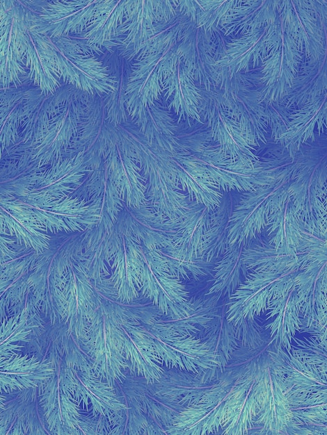 Branches Bleu-vert D'un Sapin, De L'épinette Ou Du Pin Avec Fond.