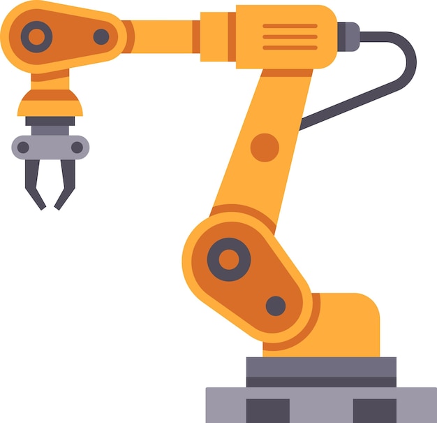 Un bras robotique industriel soulevant un objet automatisant les processus de production dans une usine de fabrication moderne améliorant l'efficacité et la précision