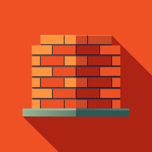 Vecteur brick wall vector illustration