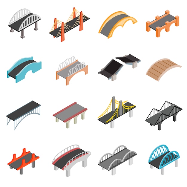 Bridge set icons