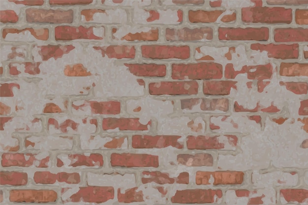 briques de mur de Carthagène en détresse