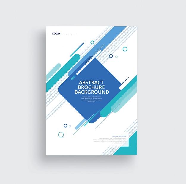 Brochure abstraite