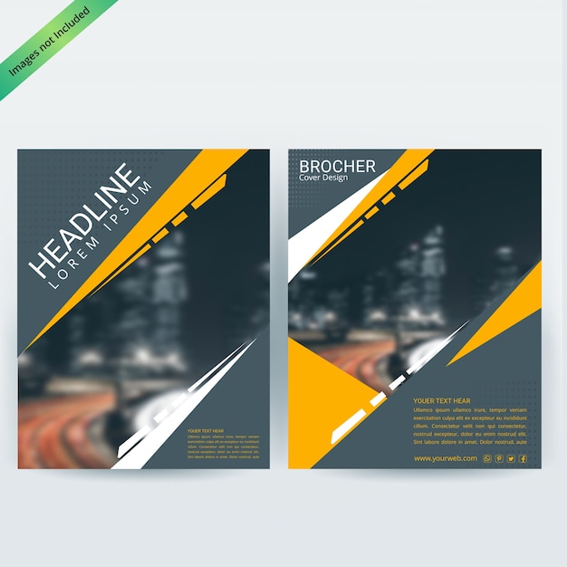 Brochure D'affaires Couverture Moderne