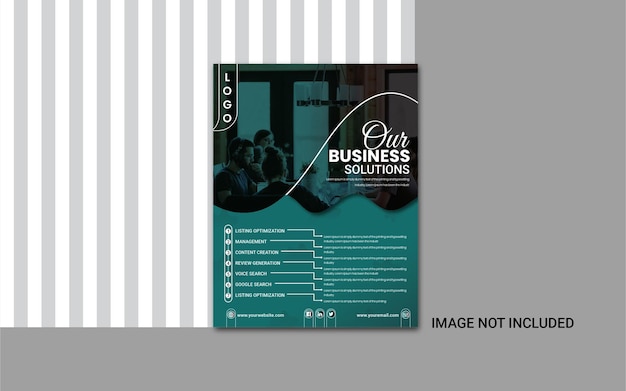 Vecteur brochure d'affaires d'entreprise
