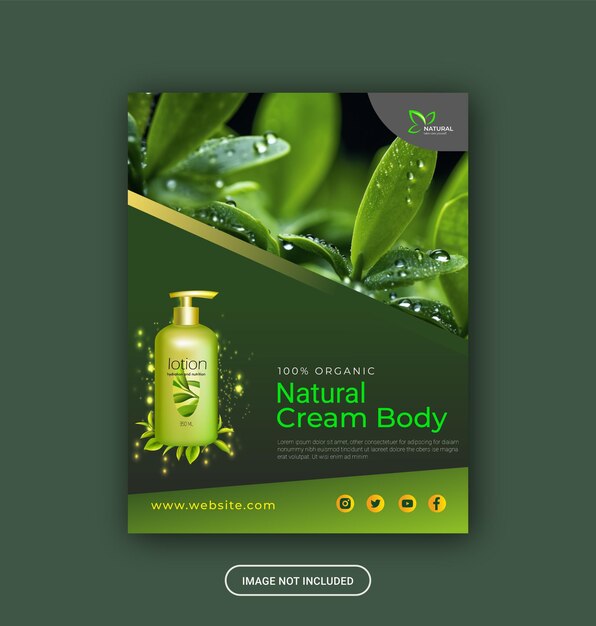 Brochure Sur La Crème Naturelle Et Les Produits