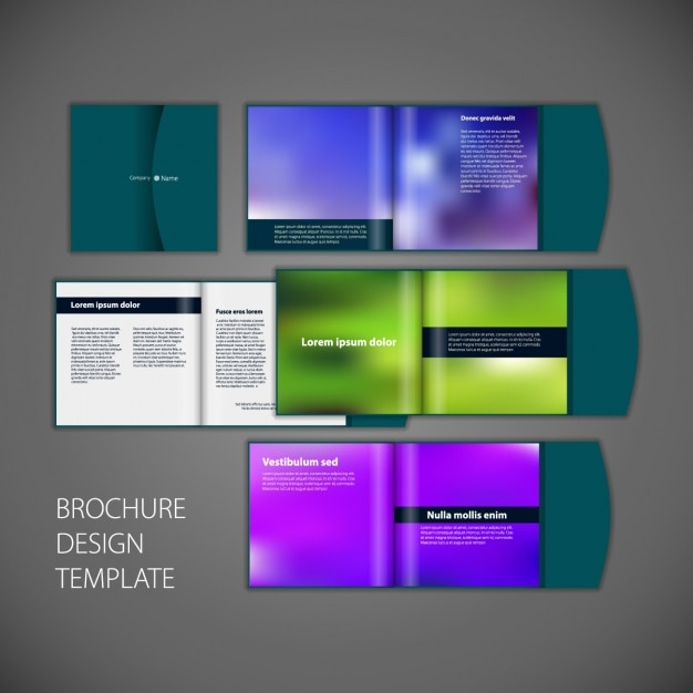 Vecteur brochure design modèle