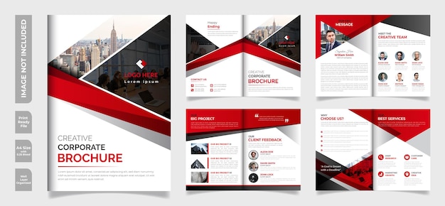 Brochure d'entreprise professionnelle et créative Modèle d'impression de conception minimaliste