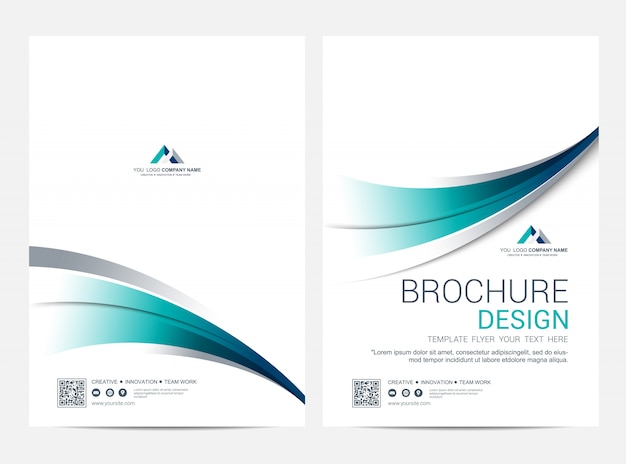 Brochure Layout Template, Cover Design