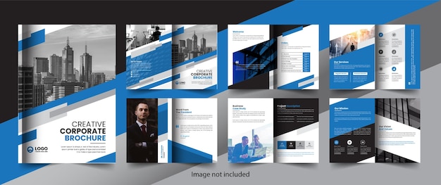 Brochure De Profil D'entreprise Brochure De Rapport Annuel Proposition D'entreprise Conception De Concept De Mise En Page