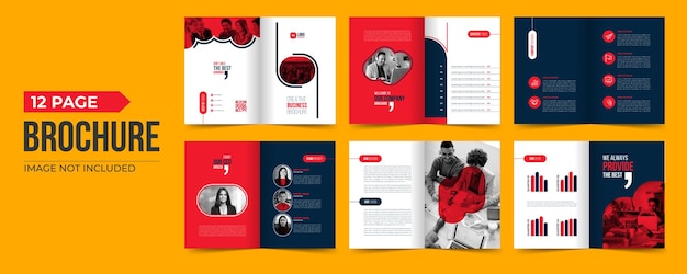 Vecteur brochure de profil d'entreprise moderne créative conception de mise en page de modèle de brochure d'entreprise premium