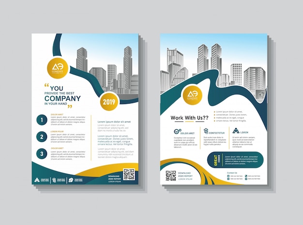 Brochure Template Layout Cover Rapport Annuel De Conception De La Couverture