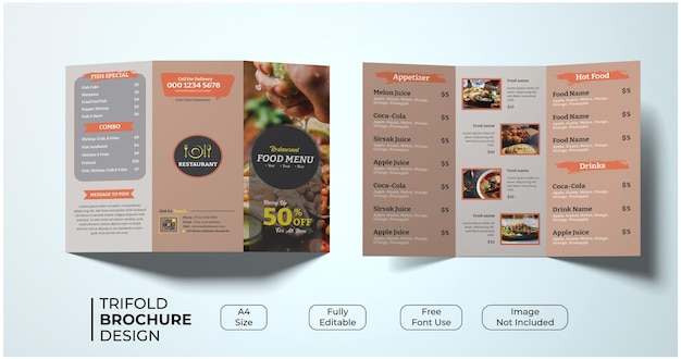 Brochure à trois volets de l'agence de marketing d'entreprise