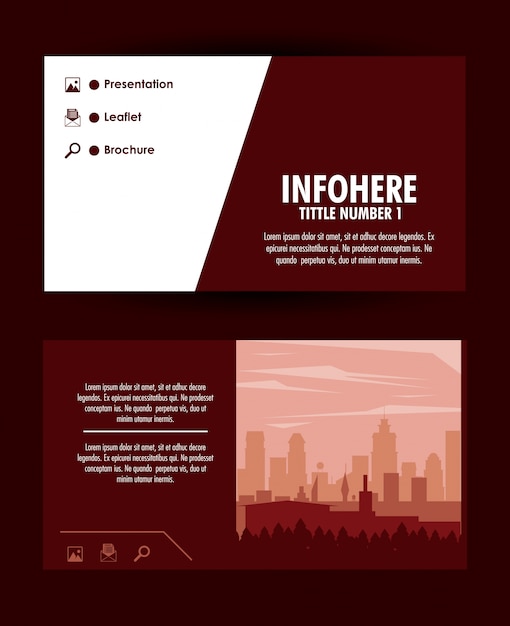 Brochure De La Ville Infographique