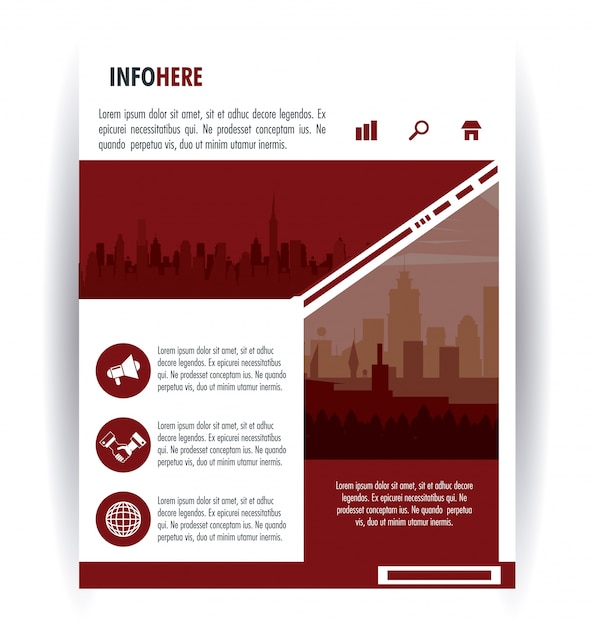 Brochure De La Ville Infographique