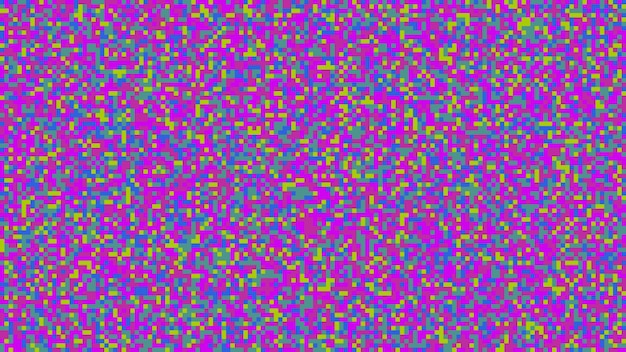 Bruit statique violet sur l'écran de télévision Patron inégal de l'arrière-plan d'erreur de diffusion