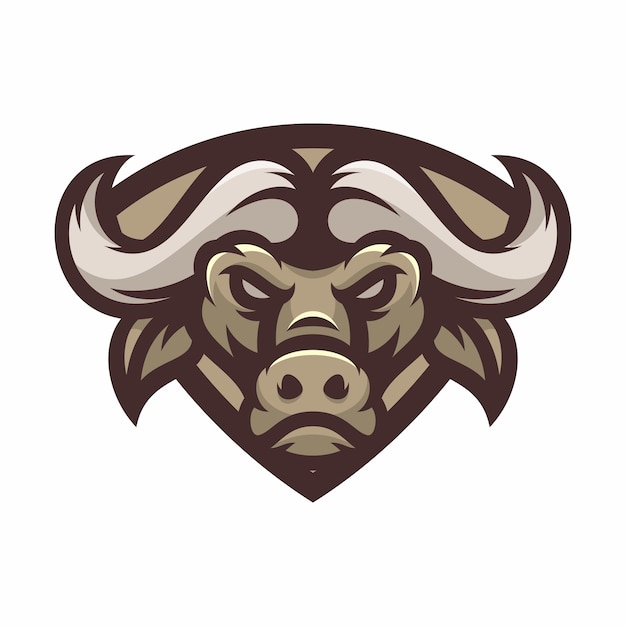 Buffalo - Vector Logo / Icône Illustration Mascotte