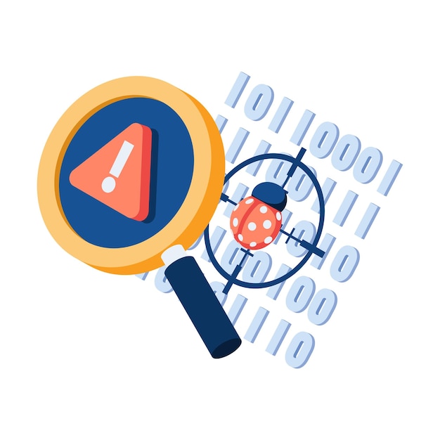 Bug de numérisation de la loupe isométrique sur le code binaire