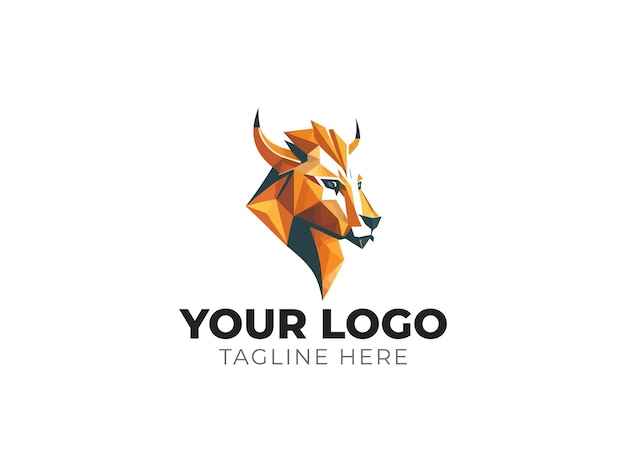 Bull Head Logo Vector Pour Une Image De Marque Forte