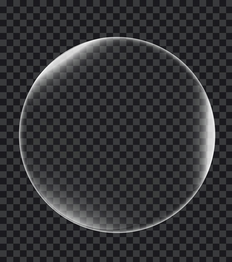 Vecteur bulles de savon ou d'eau sur fond de transparence élément de conception vectorielle illustration eps10