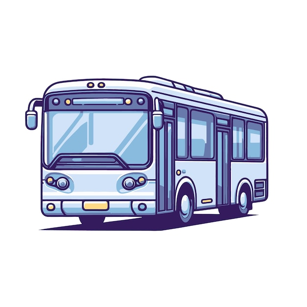 Bus Vectoriel Dessiné à La Main