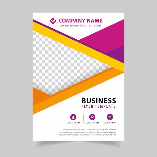 Busines Brochure Flyer Dans Un Modèle A4