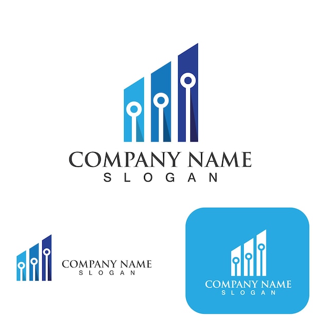 Business Finance Logo Template Vecteur Icône Design