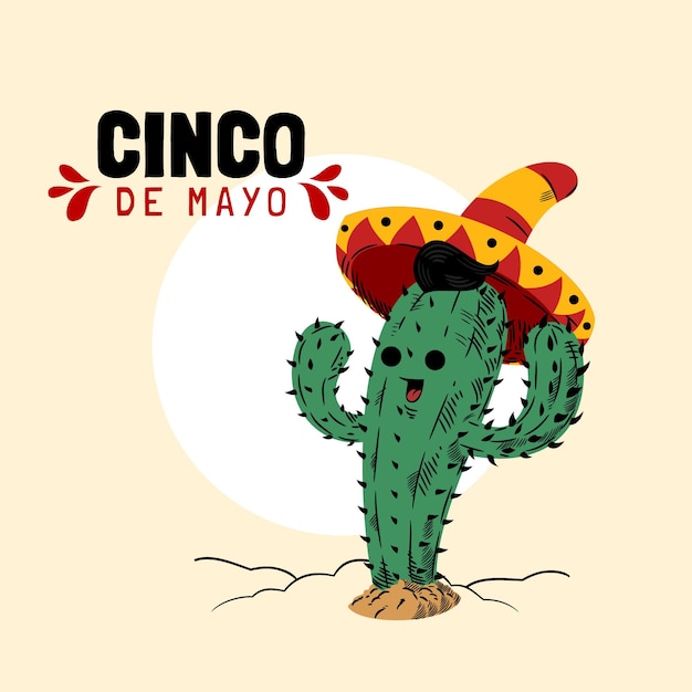 Cactus Cinco De Mayo