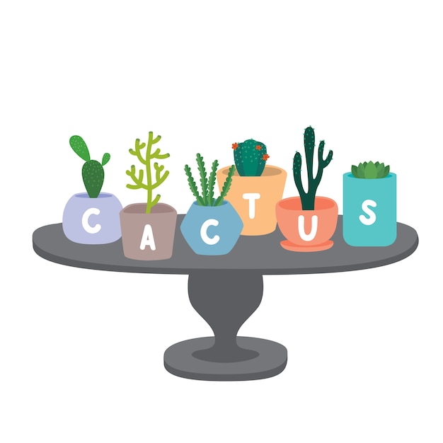 Vecteur cactus