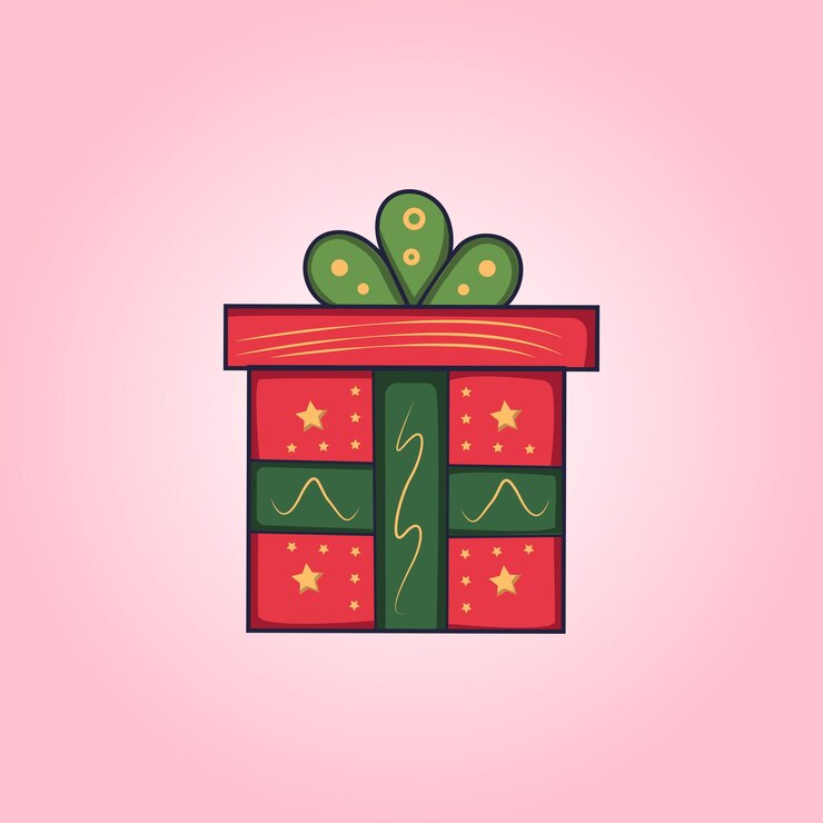 Vecteur cadeau de noël vecteur illustration artistique gratuite
